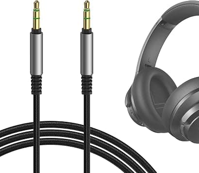 Geekria Audio Cable Compatible with Anker Soundcore Space One Pro, H30i, Space One, Q20i, Space Q45, Life Q35, Life Q30 Cable, 3.5mm Braided Nylon Replacement Stereo Cord (4 ft/1.2 m) on Amazon.ae - Price Tracker