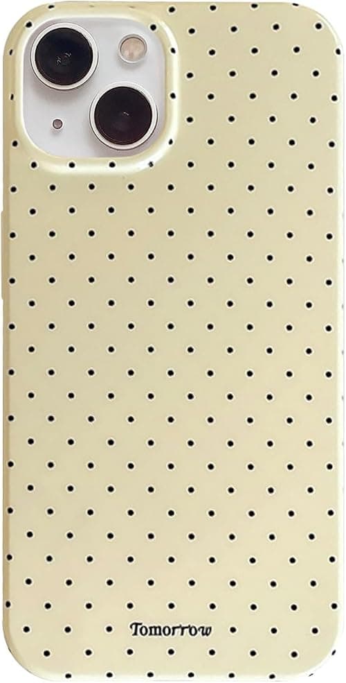 Mobile Phone Case for iPhone 13/iPhone 14 Polka Dot Case, Cute Fashion Wave Point Pattern Aesthetic Design Case for Women Girls, Soft TPU Cover Ultra Thin Silicone Shockproof Protective Case on Amazon.ae - Price Tracker