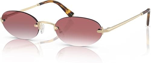 Retro Small Oval Sunglasses for Women Men, 2025 Trendy Rimless Sun Glasses Fashion Narrow Shades Y2K Designer Sunnies على Amazon.ae - متتبع الأسعار