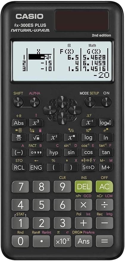 Casio Fx-300Esplus2 2Nd Edition, Standard Scientific Calculator, Black on Amazon.ae - Price Tracker