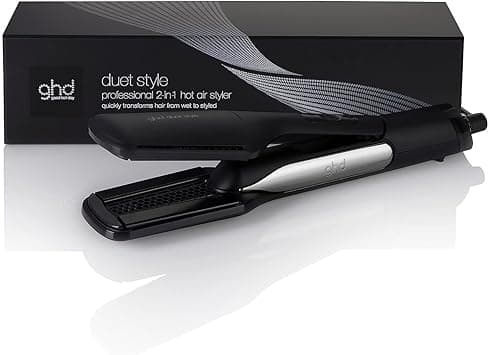 GHD Duet Style Black Straightener – 2-in-1 Hair Styling Tool for Smoothing & Styling (Renewed) (Renewed) on Amazon.ae - Price Tracker