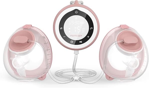 Momcozy Breast Pump V1 Pro Hospital-Grade, Upgraded Electric Pump with 3 Fine-Tuned Rhythms, Hands-Free & Portable Wearable Pump, 3 Modes|15 Levels, Come with Leak-Proof DoubleFit Flange on Amazon.ae - Price Tracker