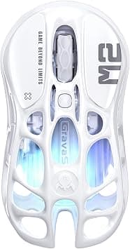 GravaStar Mercury M2 Wireless Gaming Mouse - Opaline White on Amazon - Best Deal Finder