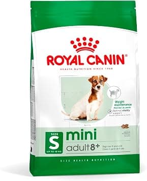 Royal Canin Mini Adult 8+ | 4 kg | Complete Food for Older Dogs of Small Breeds | From 8 Years | Adjusted Energy Content and Suitable Kibble Size - متتبع أسعار Amazon.sa