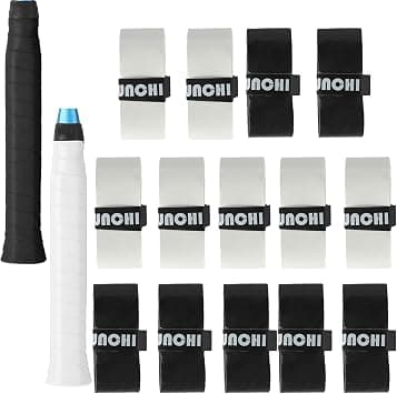 14 Pcs Racket Grip Tape, Black & White Badminton Racket Grip Tape, Overgrip Tape, Anti Slip Tennis Grip Tape with Absorbent and Dry Feel, Wrap Your Racquet for High Performance - Amazon.sa Price Tracker