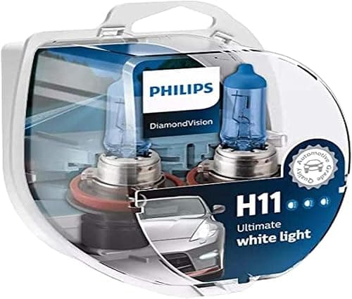 Philips Automotive Lighting Philips Diamond Vision 5000K H11 Car Headlight Bulbs Twin Pack Of Bulbs on Amazon.ae - Price Tracker