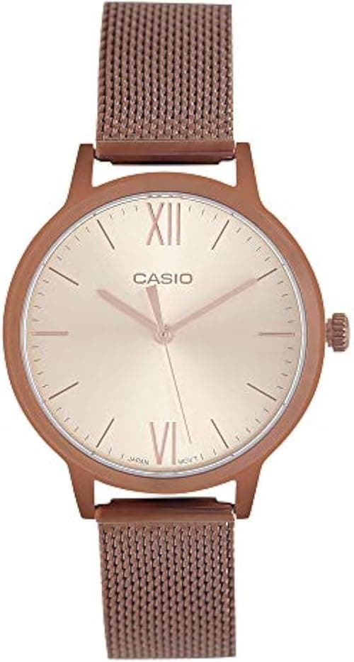 Casio Enticer Analog Rose Gold Dial Women LTP-E157MR-9ADF (A1693) on Amazon.ae - Price Tracker