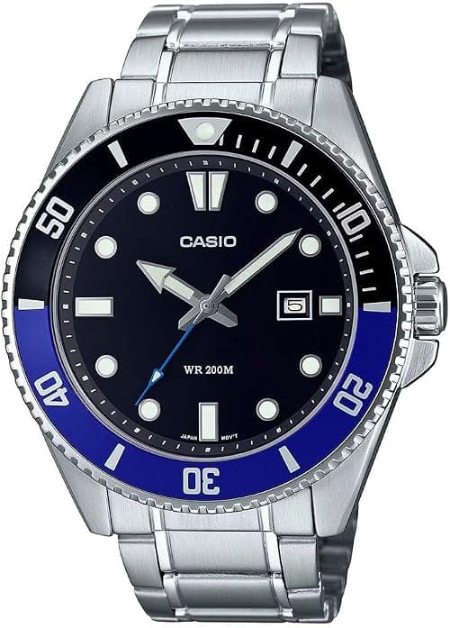 Casio Men's Dive Watch - MDV-10-1A2VDF Black Dial on Amazon - Best Deal Finder