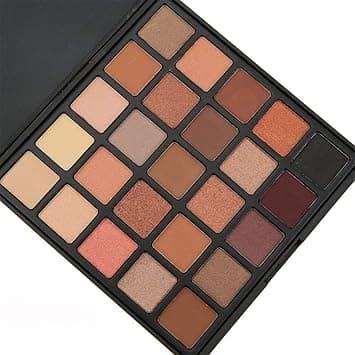 ORiTi 25-Colour Eyeshadow Palette Cosmetic Powder Makeup Brown/Beige/Orange (A25) on Amazon.ae - Price Tracker