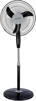 Krypton 3 speed control stand fan,black-KNF6153 on Amazon.ae - Price Tracker