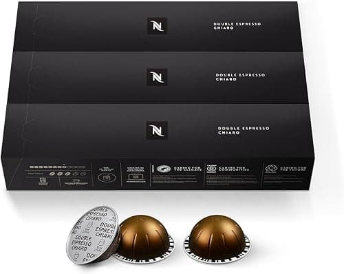 Nespresso VertuoLine Double Espresso CHIARO,100 g,Pack of 3 Sleeves on Amazon.ae - Price Tracker