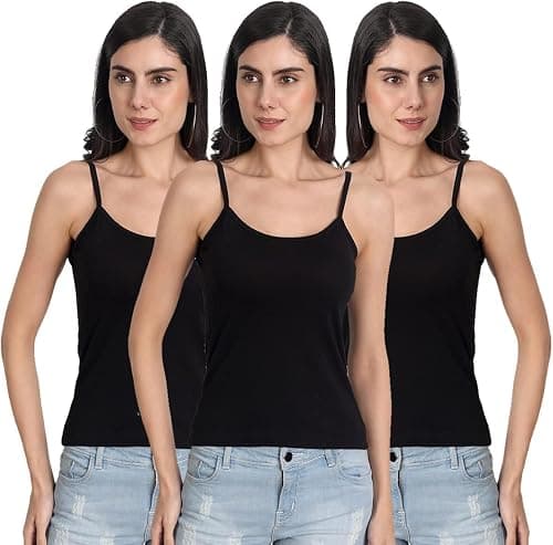 Aimly Women Camisole-1001-p3 Cami Shirt (pack of 3) on Amazon - Best Deal Finder