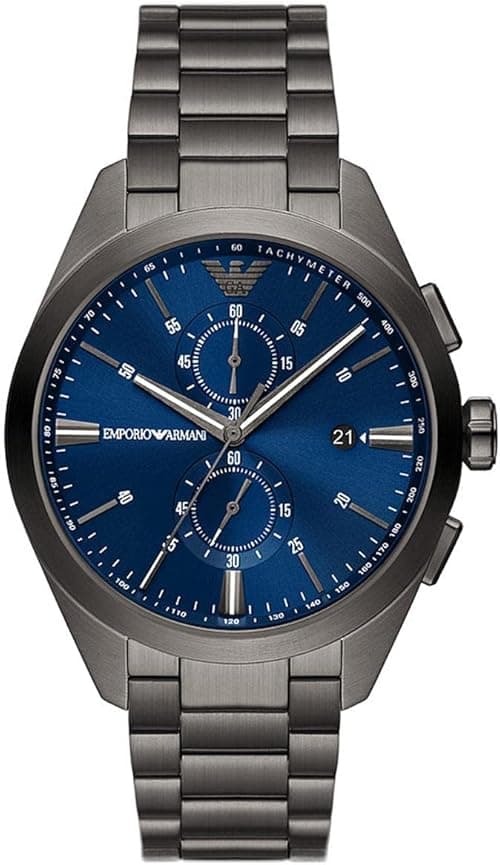 Emporio Armani Watch for Men, Chronograph Movement, Stainless Steel Watch on Amazon.ae - Price Tracker