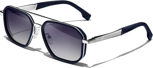 KANASTAL Polarized Metal Frame Sunglasses Men Women Military Trendy Shades on Amazon - Best Deal Finder