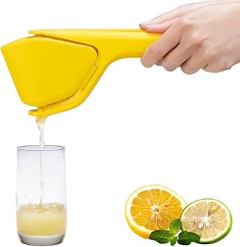 Folding Lemon Squeezer, Manual Citrus & Lime Juicer with Built-In Strainer, Easy Two-Hand Press, Space-Saving Flat Design, Handheld Kitchen Tool (1-Pack) on Amazon.ae - Price Tracker