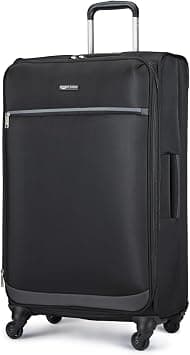 Amazon BasicsSoftside Spinner suitcase - 29 inch (73cm), Black on Amazon - Best Deal Finder