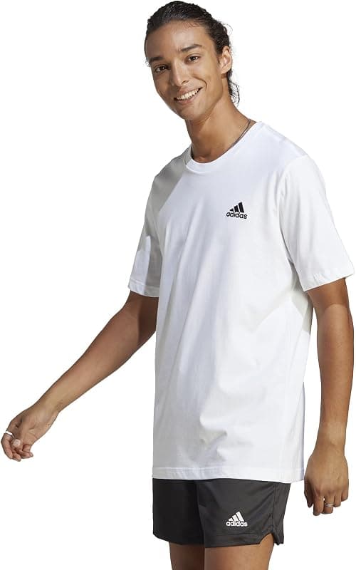 adidas mens Essentials Single Jersey Embroidered Small Logo T-Shirt T-Shirt on Amazon - Best Deal Finder