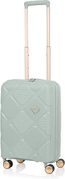 American Tourister Instagon Suitcase, Cabin Size 55 cm / 20 inch, 4 Double Wheels, Hard Top, Polypropylene, Pastel Green|TSA 008 Lock|Shock Absorb Wheels|Expandable - 3 Years Global Warranty on Amazon - Best Deal Finder