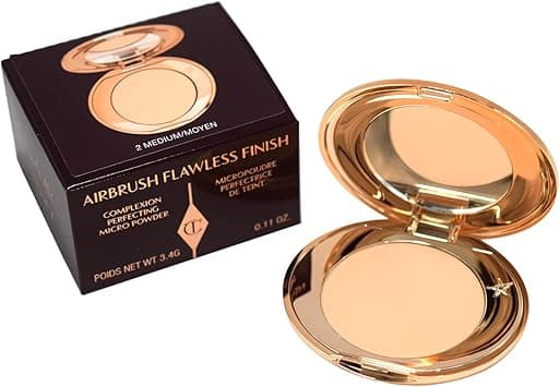 Charlotte Tilbury Mini Airbrush Flawless Finish Setting Pressed Compact Makeup Face Powder for Women - 2 Medium on Amazon.ae - Price Tracker