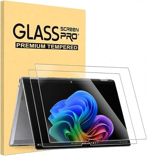 MUBUY-GOL 2-Pack Tempered Glass Screen Protector for HP OmnBook X Flip 16 (16-cc/ar/as0000 Series) & HP OmniBook 7 Flip Next Gen AI 16 (16-au Series) 9 H Anti-Scratch, Bubble-Free, Ultra HD on Amazon.ae - Price Tracker