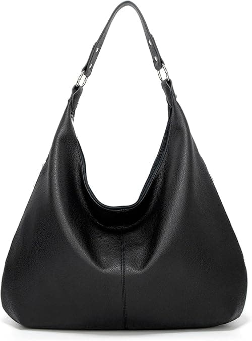Hobo Taschen fr Damen, weiches PU-Leder, lockere Schultertasche, Geldbrse mit Reiverschluss on Amazon - Best Deal Finder