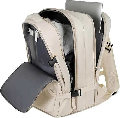 Luggage Travel Bag Backpack for Men and Women, Large Capacity Laptop Compartment, Carry On, Anti-Theft, Waterproof, Airline Approved, Travel Backpack with USB Charging Port على Amazon.ae - متتبع الأسعار