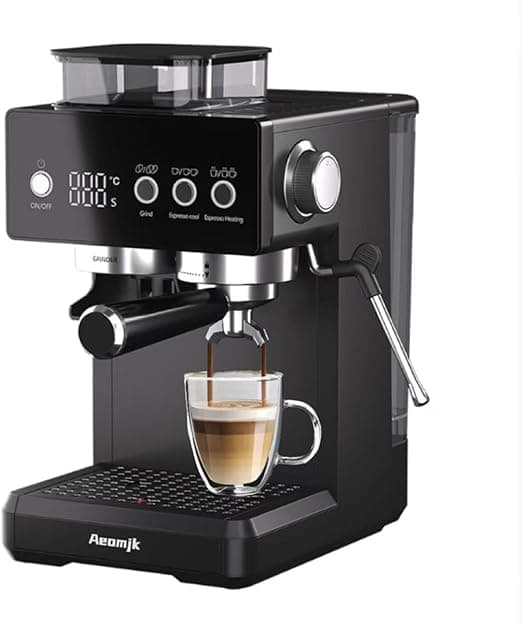 Wtrtr Espresso Machine Coffee, Built-in Coffee Grinder,Commercial Espresso Machine, 20 Bar,1350W Espresso Maker, CM5540 (L) on Amazon.ae - Price Tracker