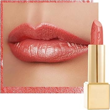 OULAC Lipstick, Metallic Finish, Coral Glitter Lipstick Long-Lasting 3D Gloss, Intense Color, Cream and Moisture-proof Formula, Vegan, 4.3g, Nemo Go Home (06) on Amazon.ae - Price Tracker