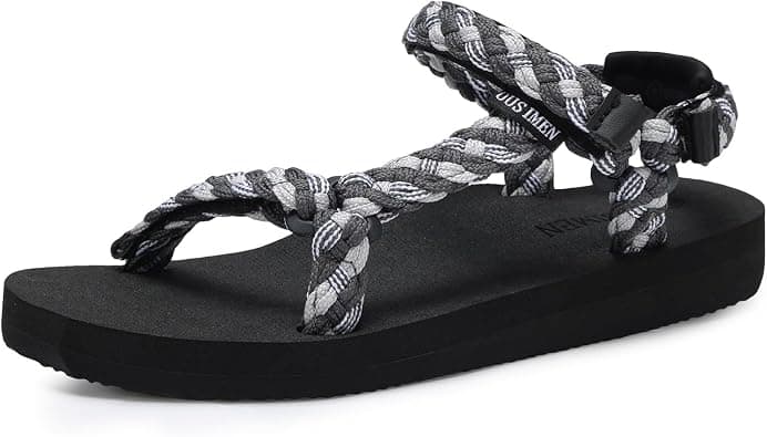 OUSIMEN Women's Sport Sandals Hiking Sandals with Arch Support Yoga Mat Insole Outdoor Light Weight Casual Sport Sandal على Amazon.ae - متتبع الأسعار