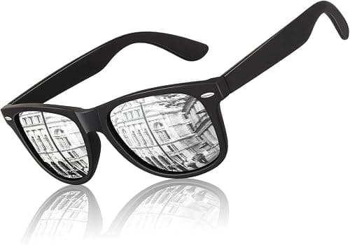 Polarized Sunglasses for Men Driving Sun glasses Shades 80's Retro Style Brand Design Square on Amazon - Best Deal Finder