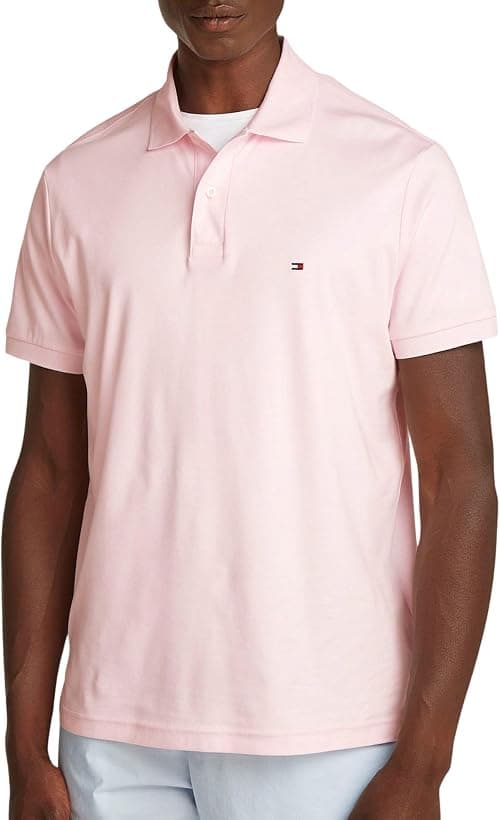 TOMMY HILFIGER Mens LIQUID COTTON REG SEASONAL POLO Polos (pack of 1) on Amazon - Best Deal Finder