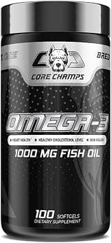Core Champs Omega-3 100 mg Fish Oil 100 Softgels - Enhance Your Health with Premium Dietary Supplement Derived from Oily Fish on Amazon - Best Deal Finder