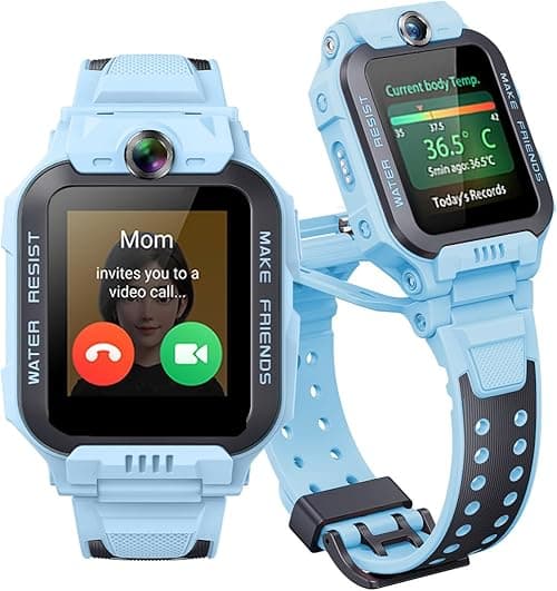 imoo Z7 4G Kids Smart Watch with GPS and Phone, with HD Video and Voice Calling, Kids GPS Watch, IPX8 Water Resistance for Swimming - Blue on Amazon.ae - Price Tracker