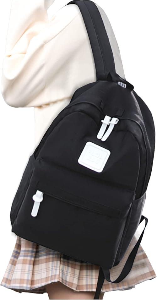 coowoz School Bag Lightweight Casual Daypack College Laptop Backpack for Men Women Water Resistant on Amazon.ae - Price Tracker