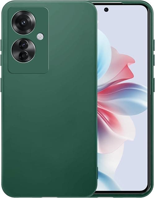 Silicone Cover Case Cover for Oppo Reno 11F Thin with Camera Protection Soft Interior Slim Fit Flexible Phone Case (for Oppo Reno 11F-Green) on Amazon.ae - Price Tracker