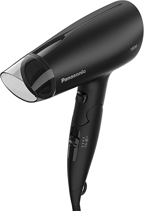 Panasonic 1800W Compact Hair Dryer for Fast Drying & Smooth Finish, Heat Protection Mode, Cool Shot, Foldable Handle, Lightweight Hair Blower for Travel & Home, EH-ND37, Black on Amazon.ae - Price Tracker