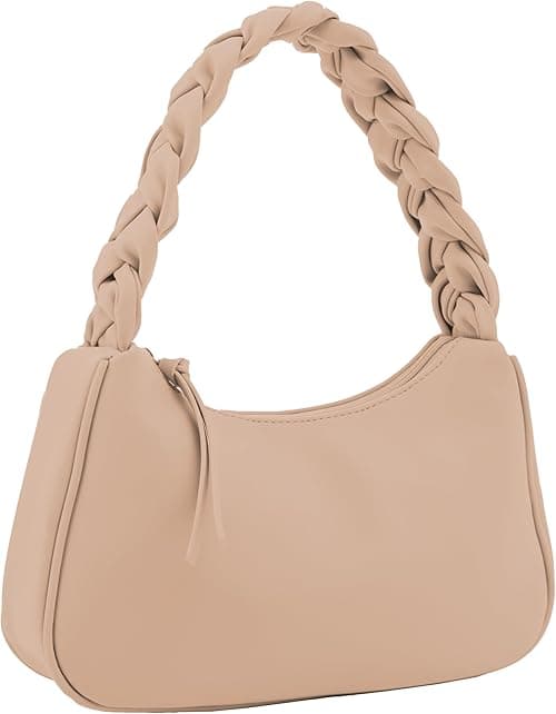 Emperia Braided Top Handle Shoulder Bag For Women, Trendy Designer Small Hobo Tote Handbag on Amazon.ae - Price Tracker