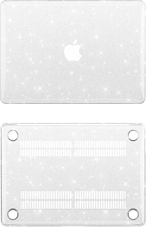 Clear Glitter Case for MacBook Air 13 inch 2021-2018 M1 A2337 A2179 A1932, Glitter MacBook Air M1 Case, Shiny Bling Sparkle Plastic Hardshell & Keyboard Cover for MacBook Air 13.3'', Transparent on Amazon.ae - Price Tracker