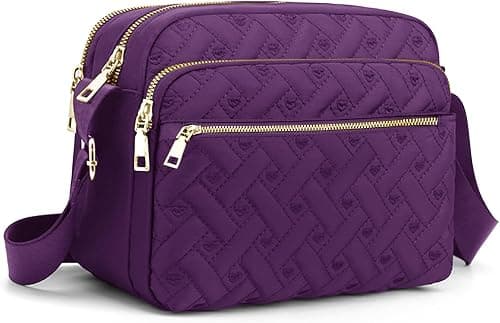 Medium Nylon Crossbody Bags for Women Trendy Crossbody Purses Travel Large Cross Body Bag Quilted Purse on Amazon.ae - Price Tracker