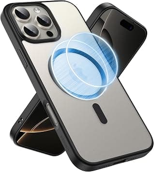 UGREEN iPhone 16 Pro Max Case MagSafe (MagU), No Yellowing with iCrystal Tech, Black Frame & Matte Back Cover, MIL-Grade Protection, Camera Protective Clear Slim for iPhone 16 Pro Max 6.9" Accessories on Amazon.ae - Price Tracker