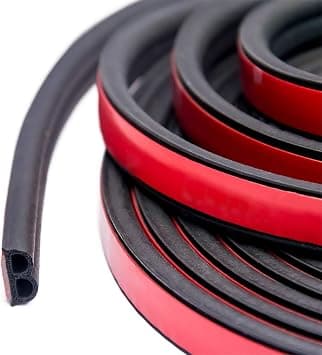 CloudBuyer Self Adhesive Automotive Rubber Weather Draft Seal Strip Weatherstrip for Car Window Door Weatherstrip (B 33FT) Black CB-BU على Amazon.ae - متتبع الأسعار
