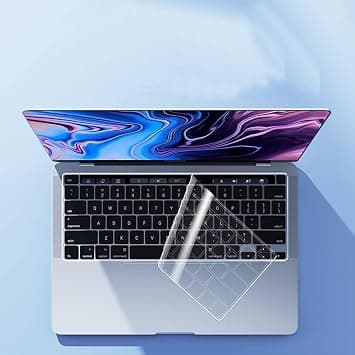 Compatible with Apple 2026 MacBook Air 13-inch M5 Keyboard protective film cover case,TPU material, lightweight, silent, dustproof, easy to clean,Good light transmission,Transparent على Amazon.ae - متتبع الأسعار