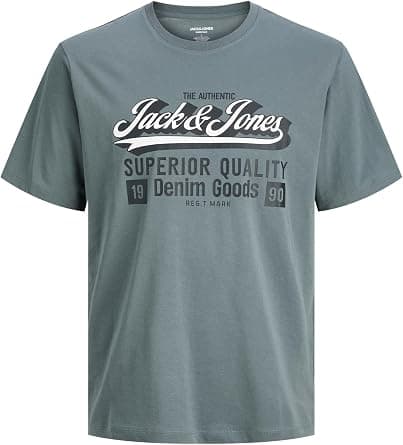 JACK & JONES mens JJELOGO TEE SS ONECK 2 COL AW25 NOOS PLS T-Shirt on Amazon - Best Deal Finder