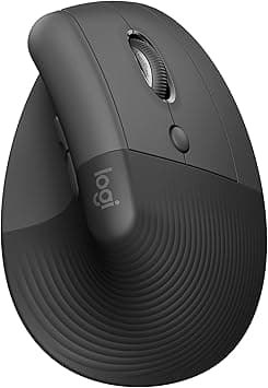 Logitech Lift Vertical Ergonomic Mouse, Wireless, Bluetooth or Logi Bolt USB receiver, Quiet clicks, 4 buttons, compatible with Windows/macOS/iPadOS, Laptop, PC - Graphite on Amazon.ae - Price Tracker