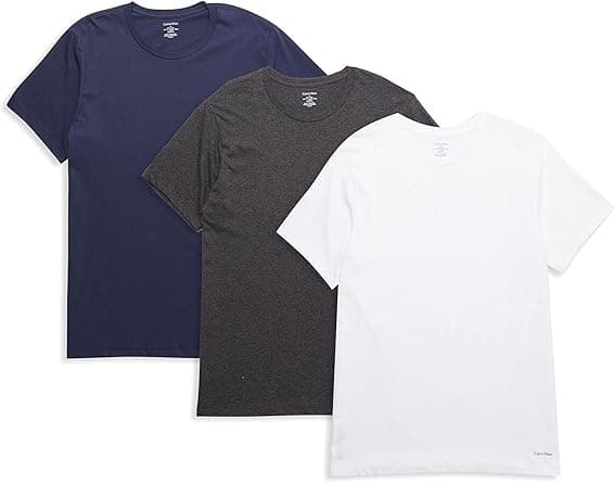 Calvin Klein Men`s Cotton Crew Neck Classic Fit T-Shirts 3 Pack on Amazon.ae - Price Tracker