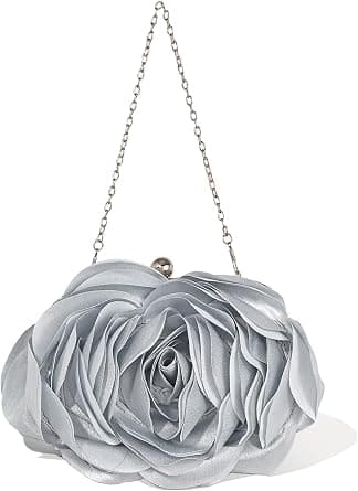 Evening Handbag for Women Formal Clutch Purses Wedding Party Satin Clutch Shoulder Bag Cocktail Prom على Amazon.ae - متتبع الأسعار