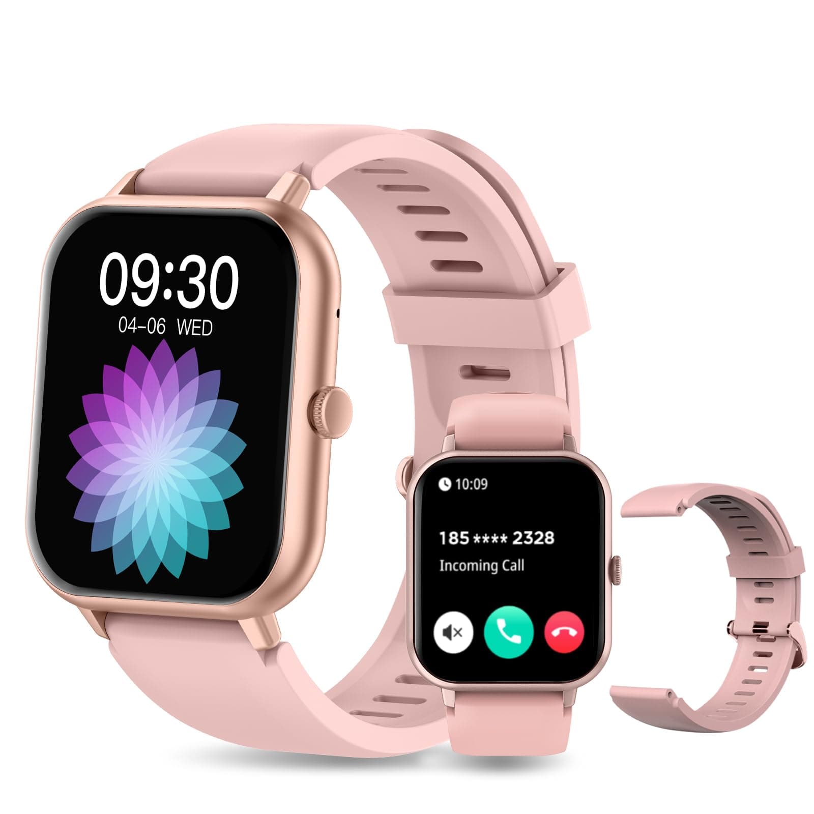 PEJE ZW01 Smart Watch丨Smart Watches For Men丨1.83 TFT Display丨Ip68 Waterproof,Bluetooth calling,All-Round Fitness Management,123+ Workout Mode,15 Days Battery Life,Compatible with iOS & Android (Pink) on Amazon.ae - Price Tracker