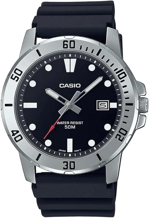 Casio Men's Watch - MTP-VD01-1EVUDF Black Dial on Amazon.sa - Price Tracker
