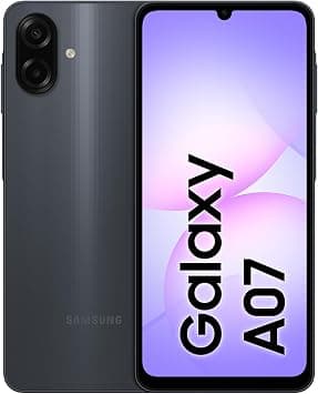 Samsung Galaxy A07 LTE, Android Smartphone, 128GB Storage, 4GB RAM, Black, 6x OS Upgrades, Large Display, 6nm Processor (KSA Version) on Amazon.sa - Price Tracker