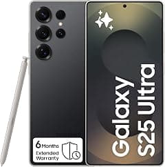 Samsung Galaxy S25 Ultra AI Phone, 256GB Storage, 12GB RAM, Titanium Black, Android Smartphone, 200MP Camera, S Pen, Long Battery Life, 6 Month Extended Manufacturer Warranty (KSA Version) - Amazon.sa Price Tracker
